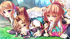 Incredible big tits, group, blowjob, outdoor hentai set