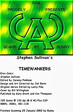 Time Wankers (Sullivan,Stephen)