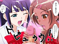 Amazing blowjob, group hentai pictures