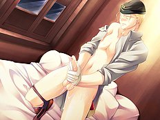 Blonde guys use bondage and toys in sex games