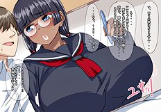 Horny big tits, blowjob hentai set