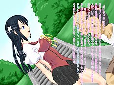 Fabulous blowjob, outdoor, group hentai set