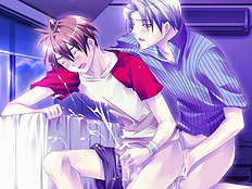 Young yaoi lovers try out reaming and bdsm