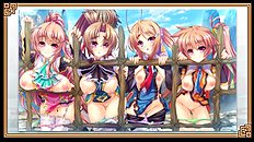 Incredible big tits, group, blowjob, outdoor hentai set