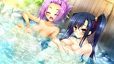 Incredible big tits, group, blowjob, outdoor hentai set