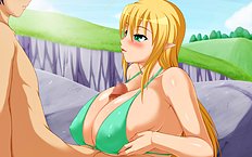Incredible 3d, big tits, lesbian, toys hentai set