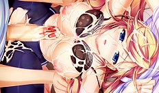 Incredible big tits, blowjob, lesbian, toys hentai collection