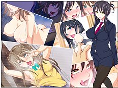 Exotic big tits, group, blowjob, bondage hentai pictures