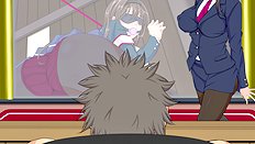 Exotic big tits, group, blowjob, bondage hentai pictures