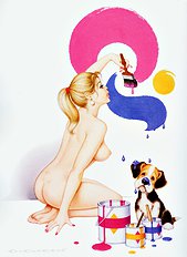 Pin-up art (Dickens,Archie)