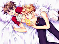 Young yaoi lovers try out reaming and bdsm