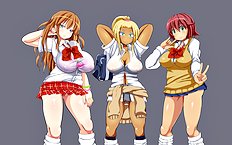 Amazing big tits, group hentai archive
