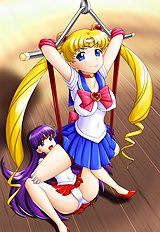 Exotic lesbian, bondge, big tits, toys hentai pictures