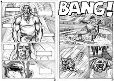 Unpublished Story Board Comics