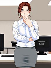 [Hamasei] Mature office fuck with senior OL