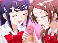 Amazing blowjob, group hentai pictures