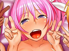 Hottest big tits, blowjob, group, bondage, toys, lesbian, dp hentai images