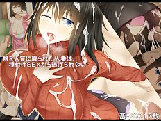 Horny big tits, group, blowjob hentai collection