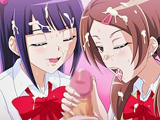 Amazing blowjob, group hentai pictures
