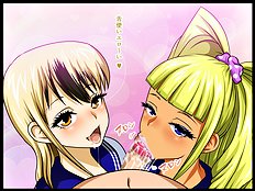Best group, blowjob, big tits hentai collection