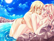 Blonde guys use bondage and toys in sex games