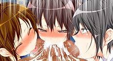 Incredible big tits, blowjob, group hentai images