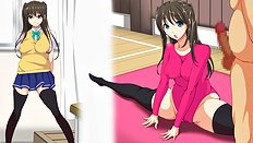 Exotic big tits, group, blowjob, bondage hentai pictures