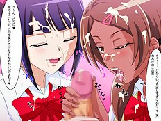 Amazing blowjob, group hentai pictures