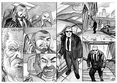 Unpublished Story Board Comics