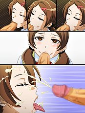 Amazing blowjob, group hentai pictures