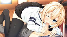 Fabulous big tits, blowjob hentai set