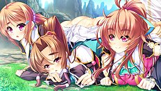 Incredible big tits, group, blowjob, outdoor hentai set