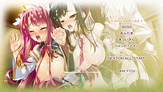 Incredible big tits, group, blowjob, outdoor hentai set