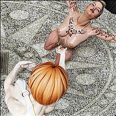 Best 3d, big tits, lesbian hentai collection