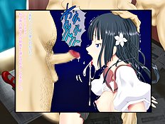 Fabulous blowjob, outdoor, group hentai set