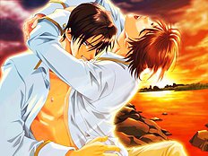 Classic unequal yaoi couples perform hot fucking