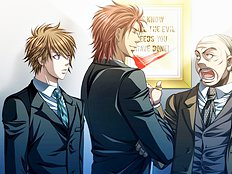 Yaoi gang bang, hottest ever anime gay scene