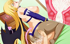Incredible 3d, big tits, lesbian, toys hentai set
