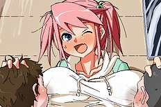 Hottest big tits, blowjob, group, bondage hentai archive