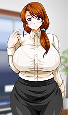 Hottest big tits, lesbian, group, blowjob hentai collection