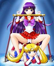 Exotic lesbian, bondge, big tits, toys hentai pictures