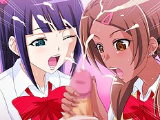 Amazing blowjob, group hentai pictures