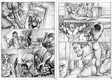 Unpublished Story Board Comics