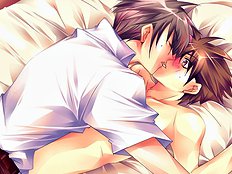 Young yaoi lovers try out reaming and bdsm