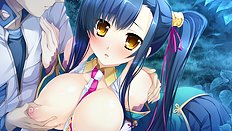 Incredible big tits, group, blowjob, outdoor hentai set