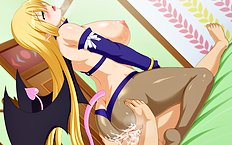 Incredible 3d, big tits, lesbian, toys hentai set