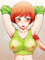 Exotic straight, blowjob, outdoor, big tits hentai collection