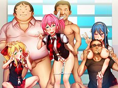 Crazy blowjob, group, bondage, toys, big tits hentai collection