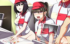 Crazy big tits, group, bondage hentai collection