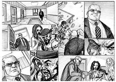 Unpublished Story Board Comics